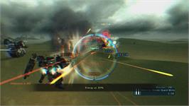 In game image of Armored Core - Verdict Day on the Microsoft Xbox 360.