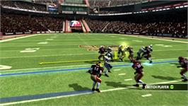In game image of Backbreaker on the Microsoft Xbox 360.