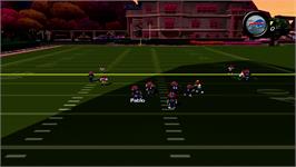In game image of Backyard Football '10 on the Microsoft Xbox 360.