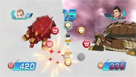 In game image of Bakugan Battle Brawlers on the Microsoft Xbox 360.