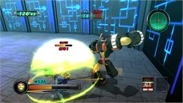 In game image of Bakugan Battle Brawlers - Les Protecteurs De La Terre on the Microsoft Xbox 360.