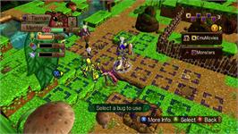 In game image of Band Of Bugs on the Microsoft Xbox 360.