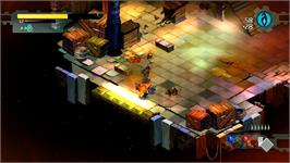 In game image of Bastion on the Microsoft Xbox 360.