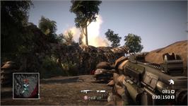 In game image of Battlefield - Bad Company on the Microsoft Xbox 360.