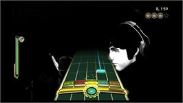 In game image of Beatles Rock Band, The on the Microsoft Xbox 360.