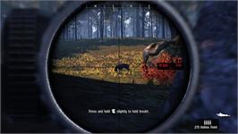 In game image of Cabela's Big Game Hunter - Pro Hunts on the Microsoft Xbox 360.