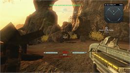 In game image of Carrier Command - Gaea Mission on the Microsoft Xbox 360.