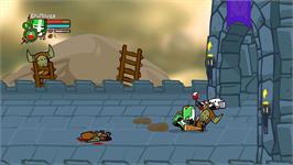 In game image of Castle Crashers on the Microsoft Xbox 360.