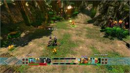 In game image of Chaotic - Shadow Warriors on the Microsoft Xbox 360.