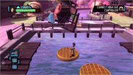 In game image of Cloudy with a Chance of Meatballs on the Microsoft Xbox 360.
