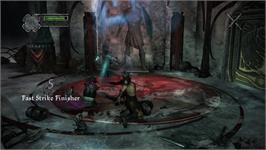 In game image of Conan on the Microsoft Xbox 360.