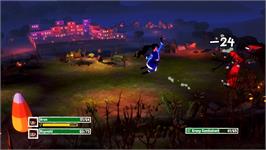 In game image of Costume Quest 2 on the Microsoft Xbox 360.
