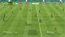 In game image of Coupe Du Monde De La Fifa - Brésil 2014 on the Microsoft Xbox 360.