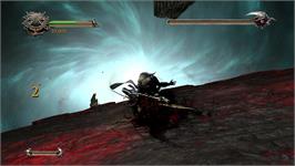 In game image of Dante's Inferno on the Microsoft Xbox 360.
