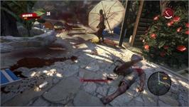 In game image of Dead Island on the Microsoft Xbox 360.
