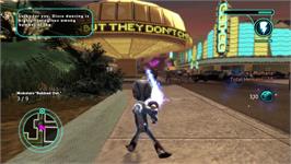 In game image of Destroy All Humans ! En Route Vers Paname ! on the Microsoft Xbox 360.