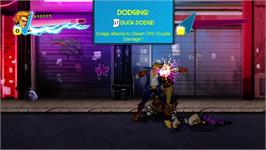 In game image of Double Dragon - Neon on the Microsoft Xbox 360.