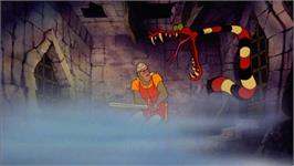 In game image of Dragon's Lair on the Microsoft Xbox 360.