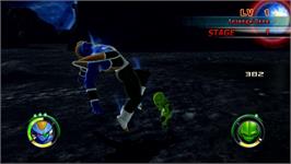 In game image of Dragon Ball Raging Blast 2 on the Microsoft Xbox 360.