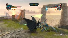 In game image of DreamWorks How to Train Your Dragon on the Microsoft Xbox 360.