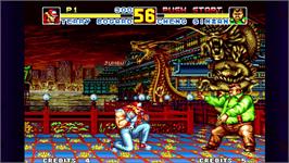 In game image of Fatal Fury Special on the Microsoft Xbox 360.