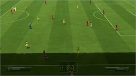 In game image of Fifa 14 on the Microsoft Xbox 360.