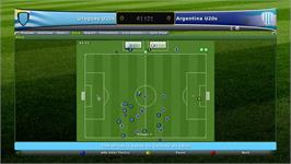 In game image of Football Manager 2007 on the Microsoft Xbox 360.