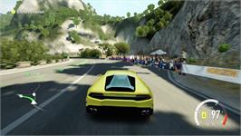 In game image of Forza Horizon 2 on the Microsoft Xbox 360.