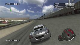 In game image of Forza Motorsport 2 on the Microsoft Xbox 360.