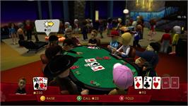 In game image of Full House Poker on the Microsoft Xbox 360.