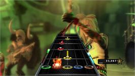 In game image of Guitar Hero 5 on the Microsoft Xbox 360.