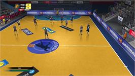 In game image of Handball 16 on the Microsoft Xbox 360.