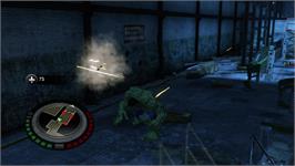 In game image of Incredible Hulk, The on the Microsoft Xbox 360.