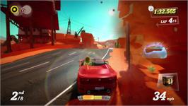 In game image of Joy Ride Turbo on the Microsoft Xbox 360.