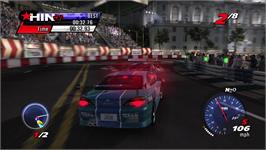 In game image of Juiced 2 - Hot Import Nights on the Microsoft Xbox 360.