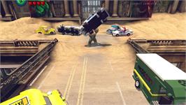 In game image of Lego Marvel Super Heroes on the Microsoft Xbox 360.
