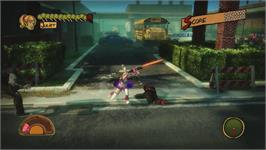 In game image of Lollipop Chainsaw on the Microsoft Xbox 360.