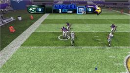 In game image of Madden Nfl Arcade on the Microsoft Xbox 360.