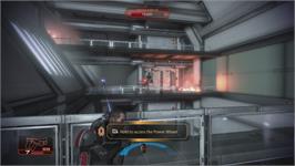 In game image of Mass Effect 2 on the Microsoft Xbox 360.