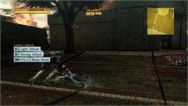 In game image of Metal Gear Rising - Revengeance on the Microsoft Xbox 360.