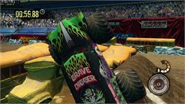 In game image of Monster Jam - Path Of Destruction on the Microsoft Xbox 360.