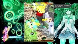 In game image of Mushihime Sama Futari Ver 1.5 on the Microsoft Xbox 360.