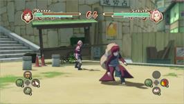 In game image of Naruto Shippuden - Ultimate Ninja Storm 2 on the Microsoft Xbox 360.