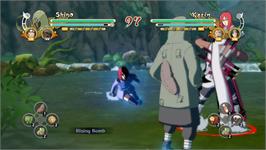 In game image of Naruto Shippuden - Ultimate Ninja Storm 3 on the Microsoft Xbox 360.