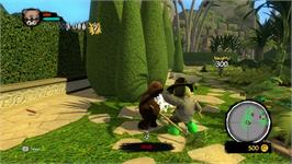 In game image of Naughty Bear - Panic In Paradise on the Microsoft Xbox 360.