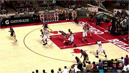 In game image of Nba 2k11 on the Microsoft Xbox 360.