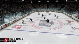 In game image of Nhl 2k8 on the Microsoft Xbox 360.