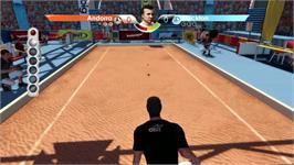 In game image of Obut Pétanque 2 on the Microsoft Xbox 360.