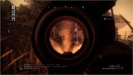 In game image of Operation Flashpoint - Dragon Rising on the Microsoft Xbox 360.