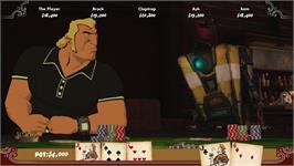 In game image of Poker Night 2 on the Microsoft Xbox 360.